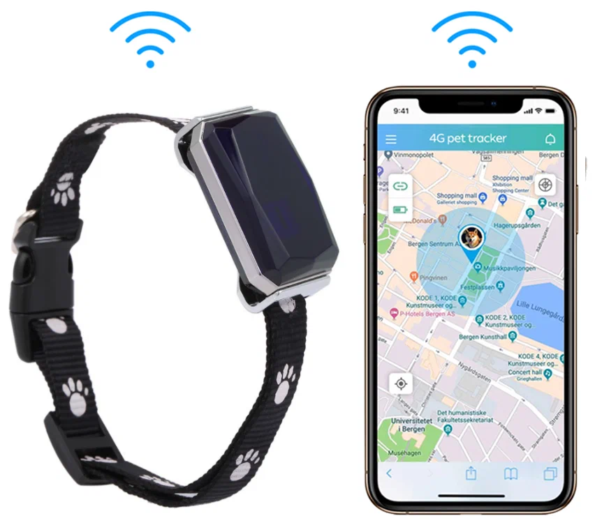 GPS - трекер идеален для определения местоположения собаки